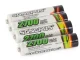 Įkraunamos AAA R3 baterijos 2700mAh, 4 vnt.