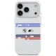 BMW M Silicon Horizontal Line MagSafe dėklas iPhone 17 Pro - Baltas