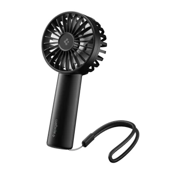 Nešiojamas rankinis ventiliatorius Spigen A905, 1800 mAh, juodas