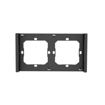 Sonoff M5-80 dvigubas jungiklių rėmelis, juodas