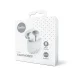 Setty TWS-0 belaidės Bluetooth ausinės su įkrovimo dėklu baltos