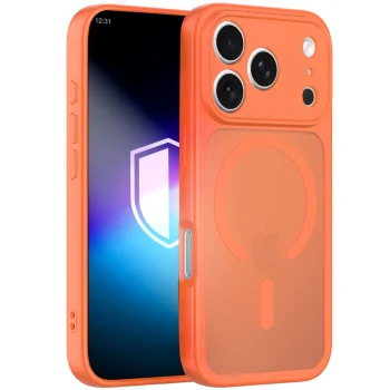 3mk Misty MagCase dėklas telefonui iPhone 17 Pro / 18 Pro, oranžinis