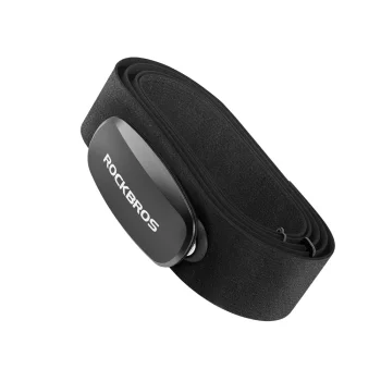 Širdies ritmo matuoklio diržas Rockbros HRM812 Bluetooth ANT+ IP67, juodas