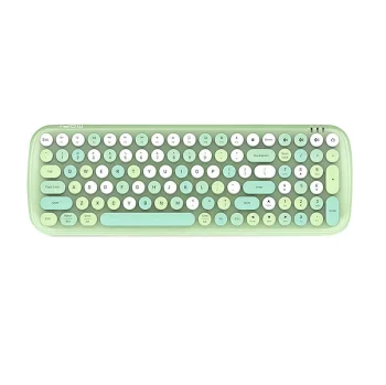 MOFII Candy BT Bluetooth/USB Wireless Mechanical Keyboard With Backlight, green
