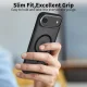 Tech-Protect iPhone 17 Air dėklas MagEdge MagSafe, juodas matinis