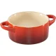 Le Creuset keraminių mini puodelių kepimui rinkinys, 4 vnt., 0.25 l, vyšnių raudonas