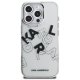 Karl Lagerfeld iPhone 16 Pro Max dėklas IML Sketched Graphic, skaidrus