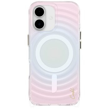 Uniq Coehl Vela dėklas iPhone 17 telefonui su magnetiniu įkrovimu, įvairiaspalvis