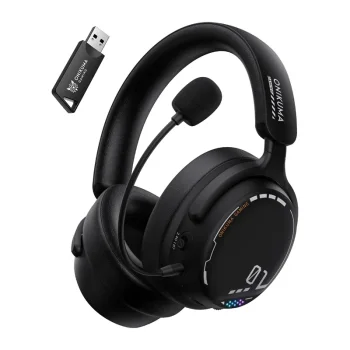 Belaidės žaidimų ausinės ONIKUMA GT886, Bluetooth / 2.4 GHz, juodos