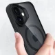 Apsauginis dėklas 3mk Satin Armor MagCase, skirtas iPhone 17, juodas