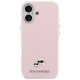 Karl Lagerfeld Karl & Choupette Saffiano MagSafe dėklas iPhone 17, rožinis