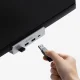 Orico MH4PC prie stalo tvirtinamas USB-C šakotuvas, sidabrinis