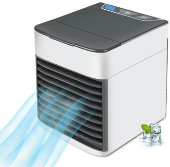 Mini Air Cooler DA182 USB Powered, White/Grey