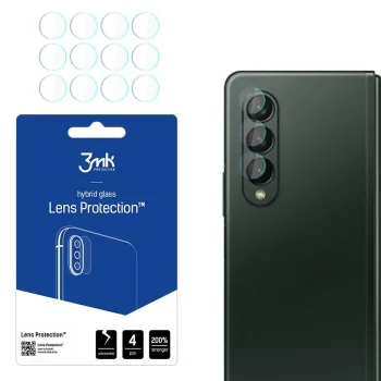 Samsung Galaxy Z Fold3 5G galinės kameros apsauginis stiklas (4 vnt. rinkinys)