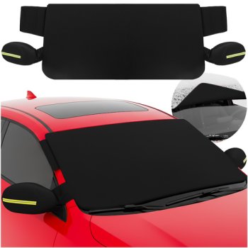 Windshield Cover for Ice and Snow Xtrobb 27186, Universal Car Frost Guard & Sun Shade