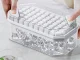 Ice Cube Tray with Bin and Scoop, 50 Cubes