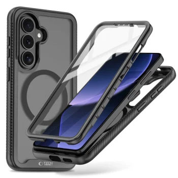 Tech-Protect Defense MagSafe Case for Samsung Galaxy S26, Black