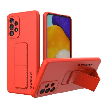 Dėklas Wozinsky Kickstand Case su stovu Samsung Galaxy A73, raudonas