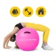 Pripučiamas gimnastikos volas 4FIZJO Air Barrel 75 cm, rožinis