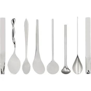 Alessi MSPOONSET coffee spoon set, 8 different designs