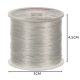 Kruzzel guma apyrankėms gaminti, balta, 40m, 1mm