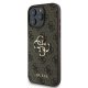 Guess dėklas iPhone 16 Pro Max telefonui 4G Big Logo, rudas
