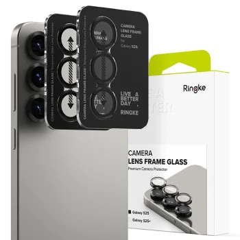 Ringke Camera Frame Protector 2-pack  Samsung Galaxy S25 - Black
