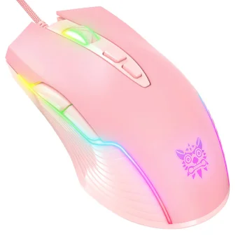 Laidinė žaidimų pelė Onikuma CW905P, rožinė