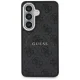 Guess 4G Embossed Ring MagSafe Case for Samsung Galaxy S26 - Black