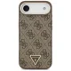 Guess 4G Triangle Logo MagSafe dėklas, skirtas iPhone Air, rudas