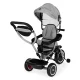 ECOTOYS 2-in-1 Tricycle Stroller with 360 Rotating Seat, Grey