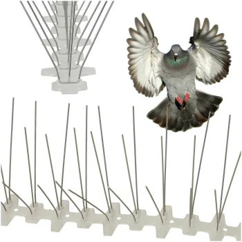 Metaliniai spygliai nuo paukščių ir balandžių 50x11x4 cm