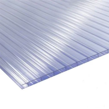 Kanalinis polikarbonatas 4 mm, 1,05 x 2 m, skaidrus