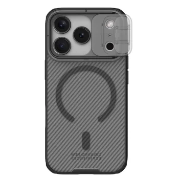 Nillkin iPhone 17 Pro Case Camshield Pro Magnetic, Transparent Black