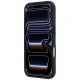 Mercedes Leather with Ring Stand MagSafe dėklas iPhone 18 Pro / 17 Pro, tamsiai pilkas