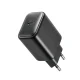 Joyroom JR-TCF23 USB-C įkroviklis 25W SFC / PPS / PD juodas + Type-C laidas 1m