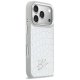 Karl Lagerfeld Croco KL Script Logo MagSafe Phone Case Cover iPhone 17 Pro Max - silver