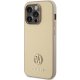 Guess iPhone 15 Pro Max Case 4G Strass Metal Logo, Gold