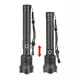 Taktinis žibintuvėlis Wozinsky WLT-20W, 20 W, 2000 lm, IP65, juodas