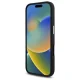 BMW dėklas iPhone 16 telefonui M Smooth Full Wrapped Metal MagSafe, juodas
