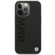 BMW Signature odinis dėklas, skirtas iPhone 13 Pro Max, juodas