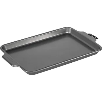 KitchenAid stačiakampė kepimo skarda 33 x 22.5 cm, sidabrinė