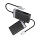Atminties kortelių skaitytuvas Orico CL4D-A3 USB-A 3.0 SD microSD CF MS, juodas / sidabrinis
