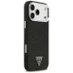Guess Glitter Triangle Logo MagSafe dėklas iPhone 17 Pro Max - juodas