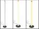 LED pastatomas šviestuvas 100cm, 3 šviesos spalvos, reguliuojamas, juodas