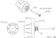 GSM antena, 824–960 / 1710–2170 MHz, 2 dBi, 58 mm
