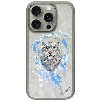 Nimmy dėklas iPhone 16 Pro Max telefonui Pantera MagSafe, šviesiai pilkas