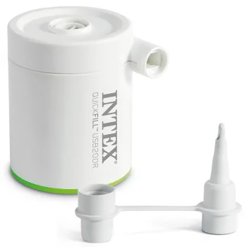 Intex Quick-Fill Electric Pump with USB-A 5V/2A, 2 Nozzles