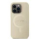 Apple iPhone 15 Pro 6.1\'\' Guess Saffiano MagSafe Case Cover (GUHMP15LPSAHMCB), Gold