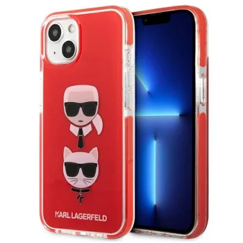 Karl Lagerfeld Karl & Choupette Head Case for iPhone 13 / 14 / 15 6.1", Red